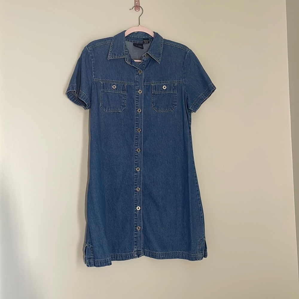 Levi's Blue Denim Mini Dress